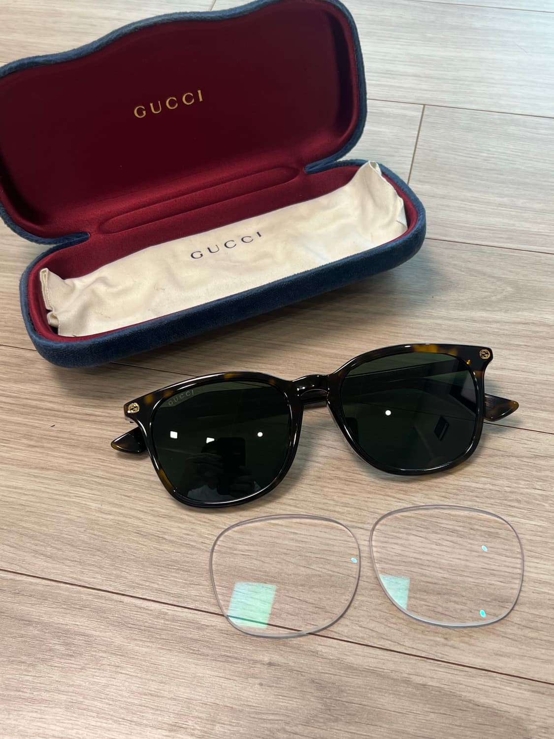 구찌 / 다크브라운 뿔테 선글라스 상품이미지10