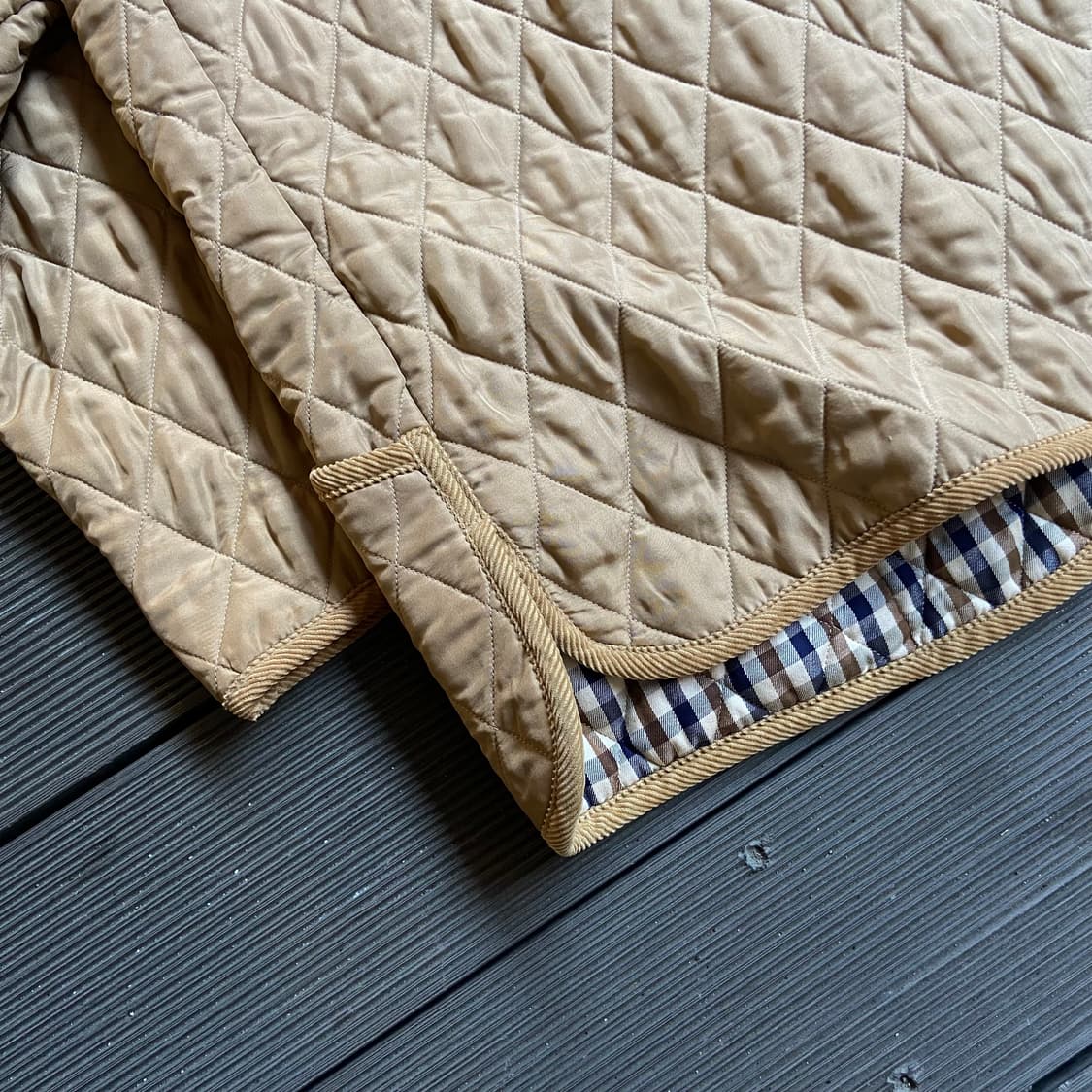 아쿠아스큐텀 실크 퀼팅 자켓 (103) 상품이미지10