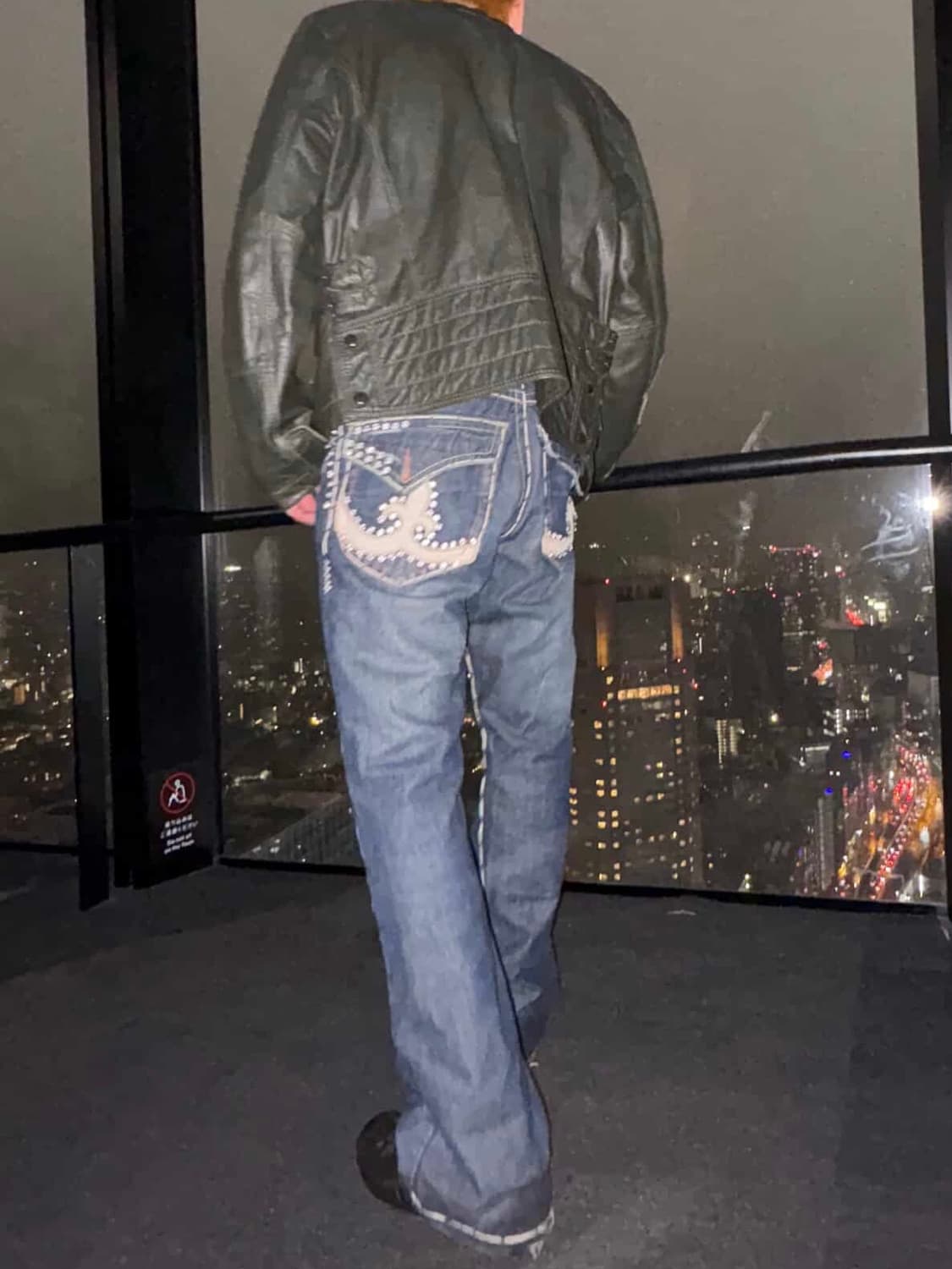 Stud Detail Flare Pants 상품이미지1