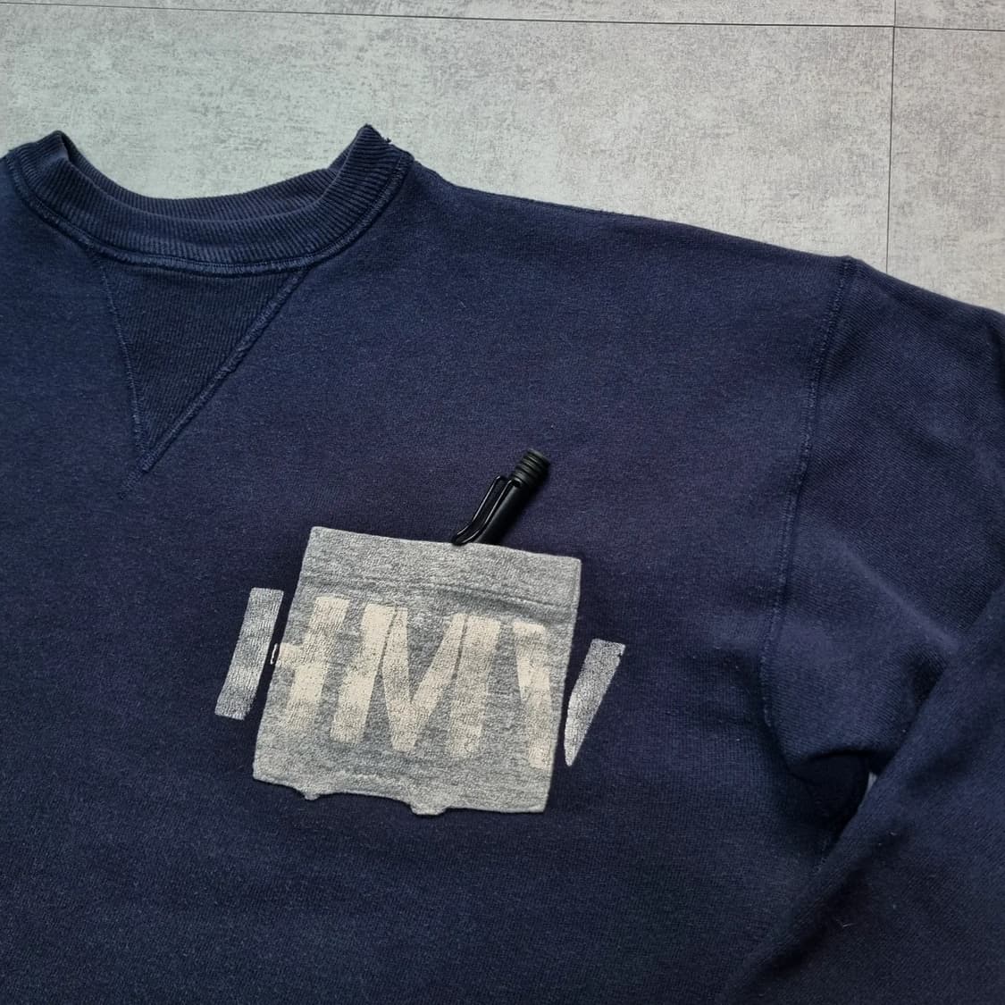 웨어하우스 포켓 네이비 스웻셔츠 40 sz 상품이미지2