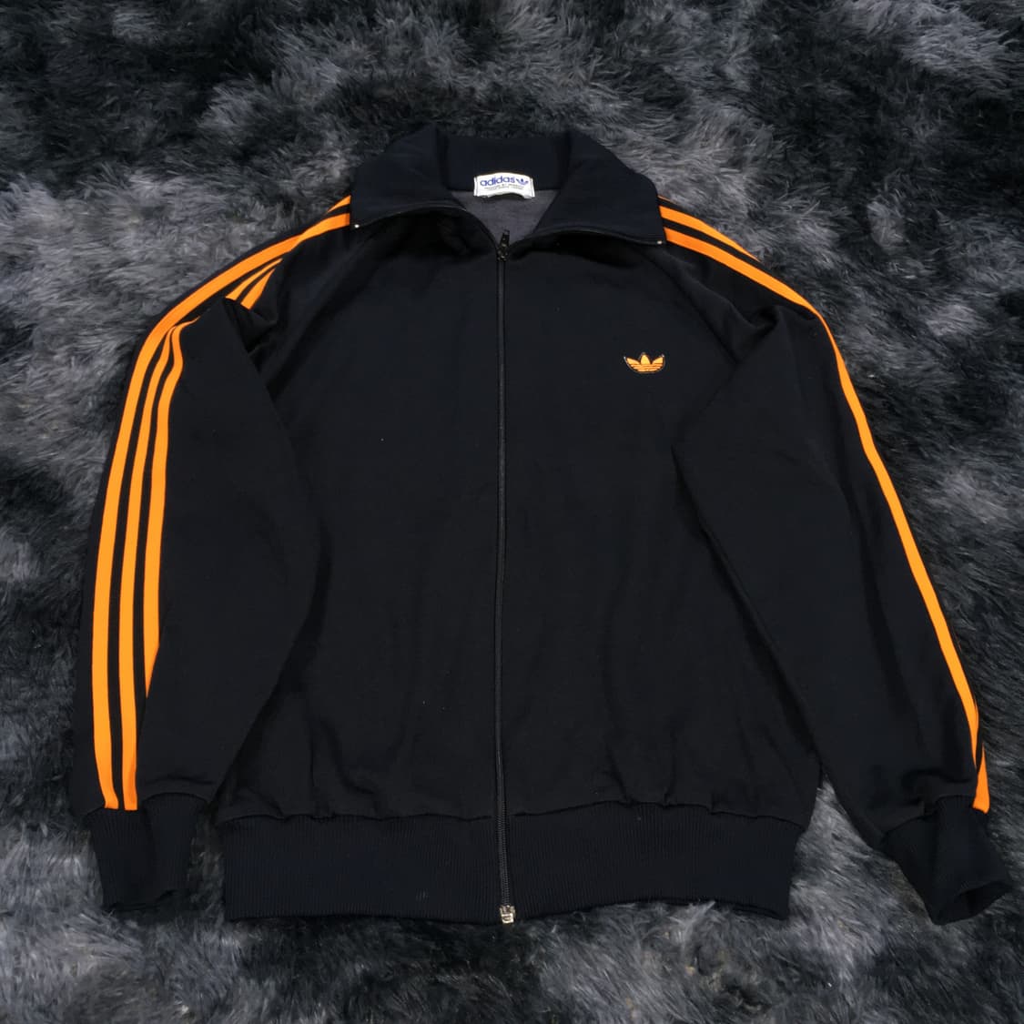 투티/A7 adidas old 아디다스 블랙 져지 집업 자켓 스포티 상품이미지1