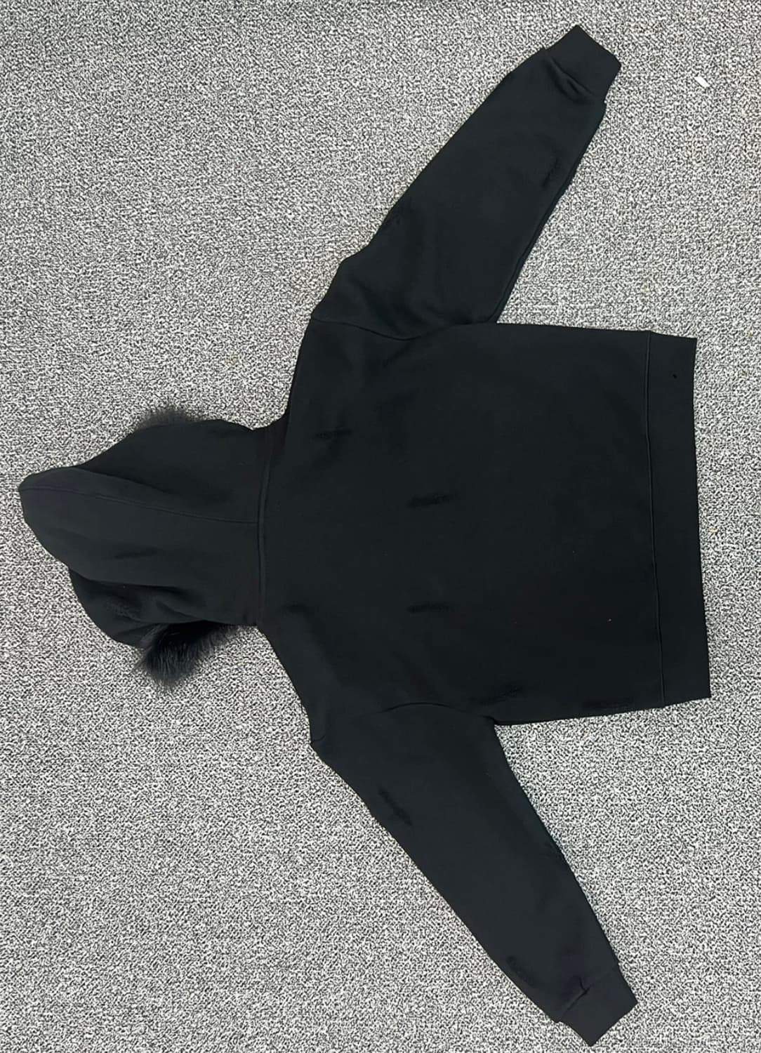 디스트로이드 퍼 크림슨 후디 (BLACK) 상품이미지2