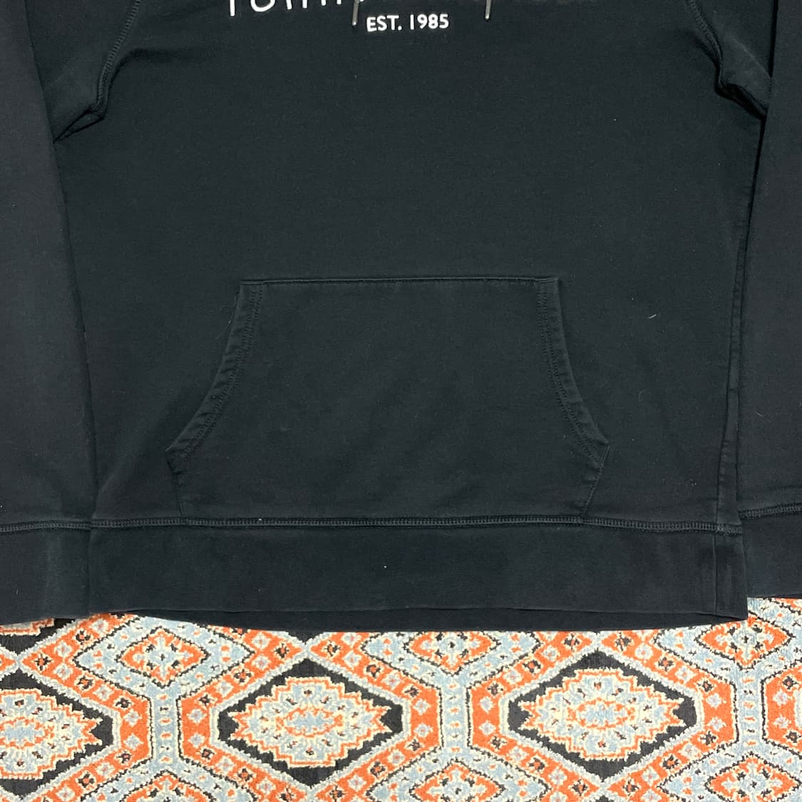  타미힐피거 스펠로고 기모 후드티셔츠 남성XL 상품이미지3