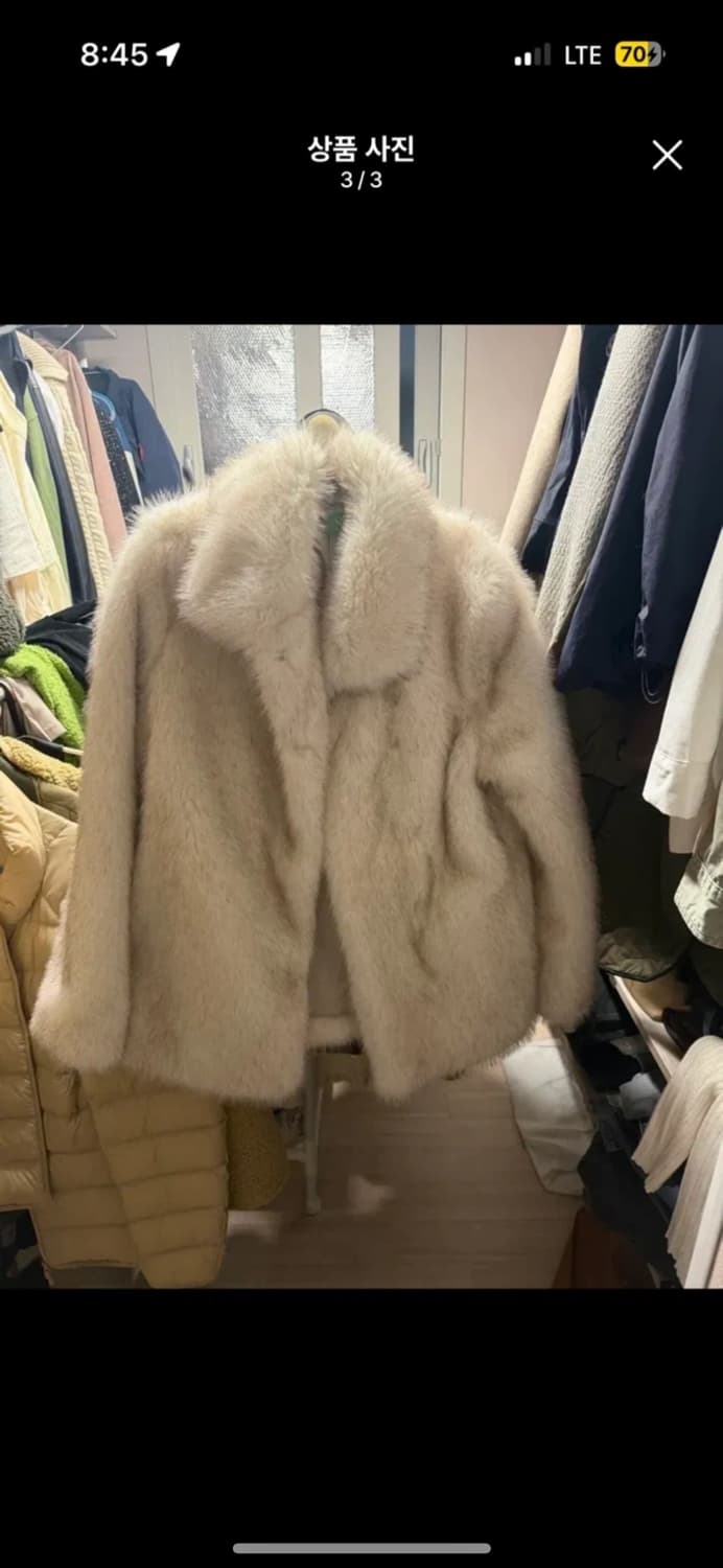 시눈 퍼자켓 아이보리 상품이미지2