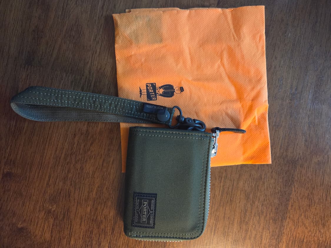 요시다포터 플라잉 에이스 멀티월렛 올리브 상품이미지2