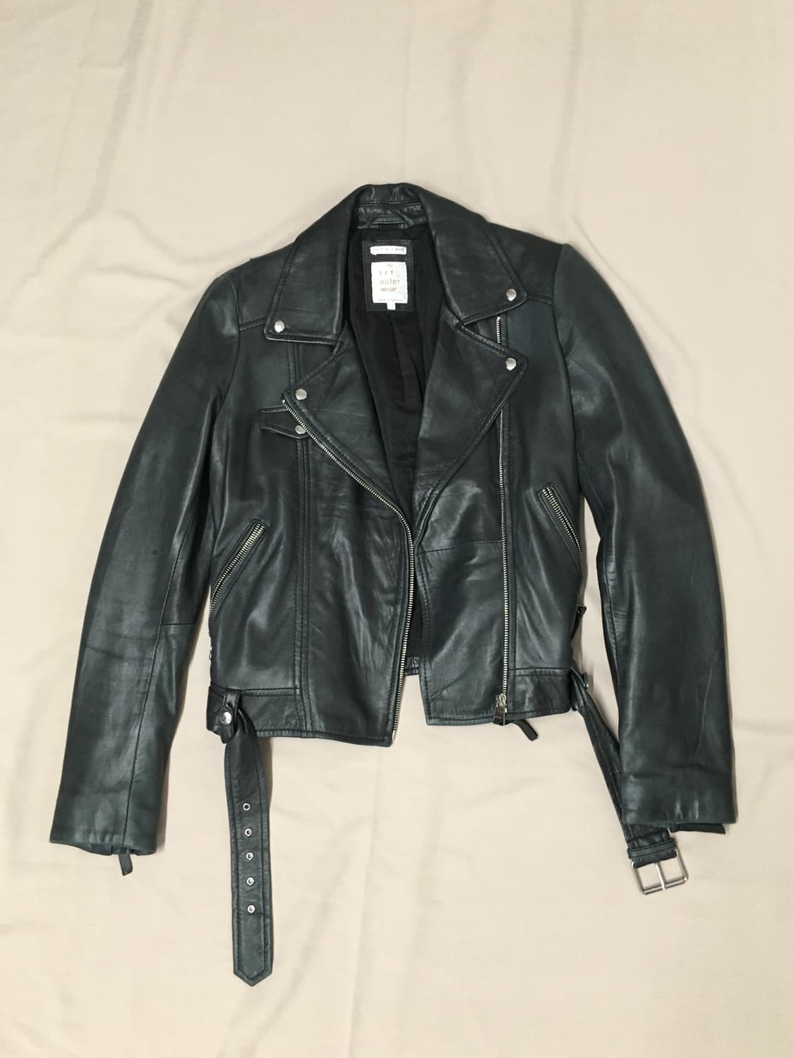 급처! 자라 양가죽 라이더자켓 상품이미지1