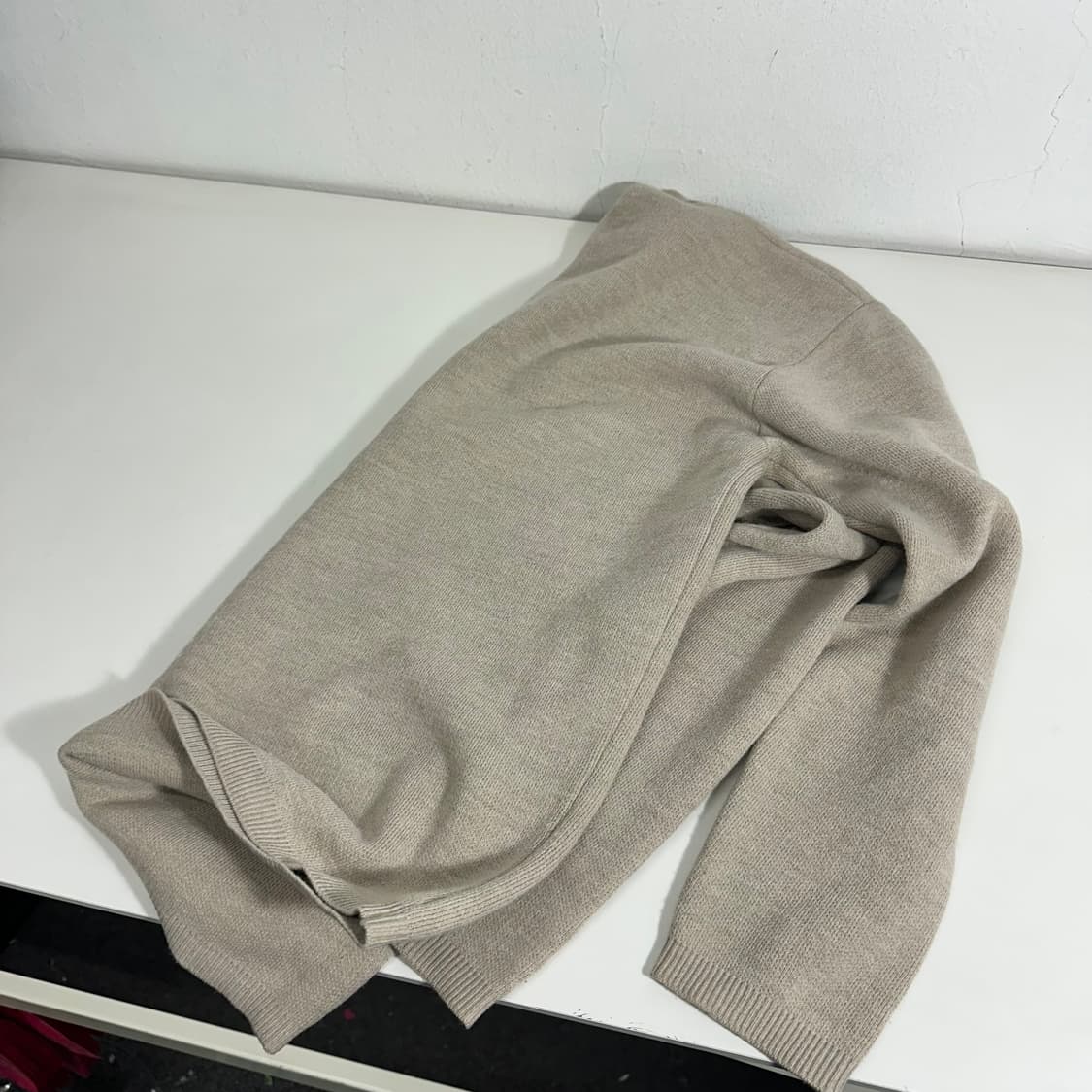 S 95 COOR 쿠어 오트밀 캐시미어혼방 라운드니트 상품이미지5