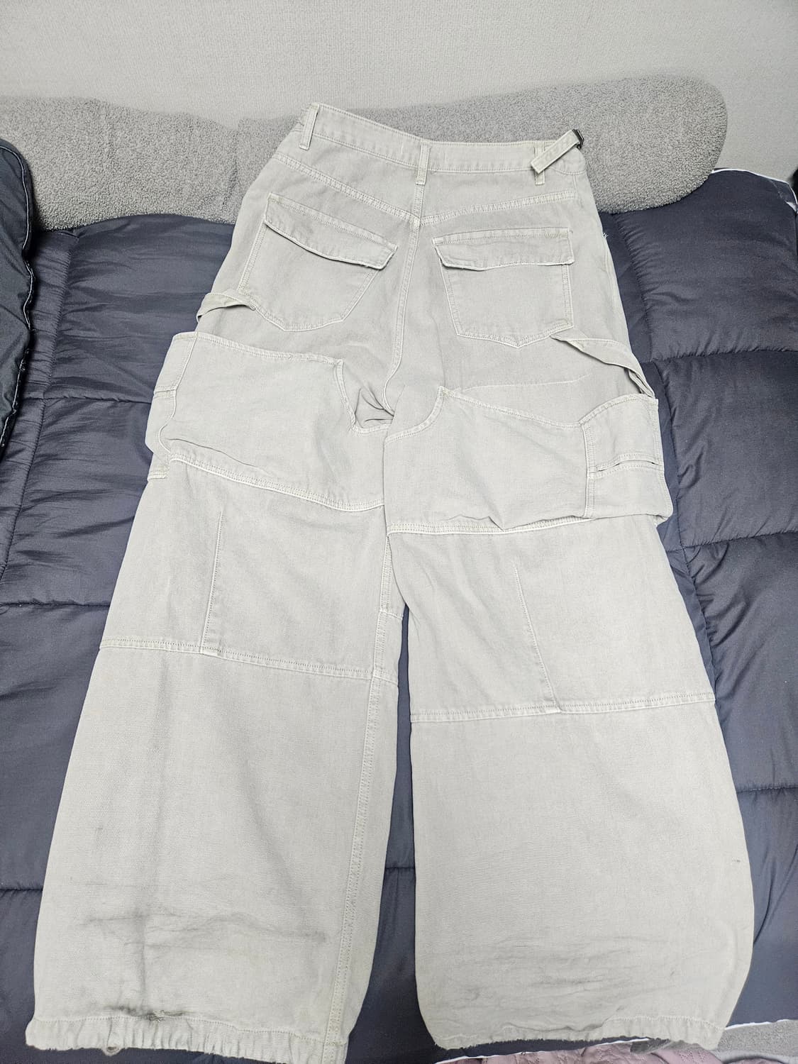 논노드 더블니 베이지 팬츠 2 상품이미지2