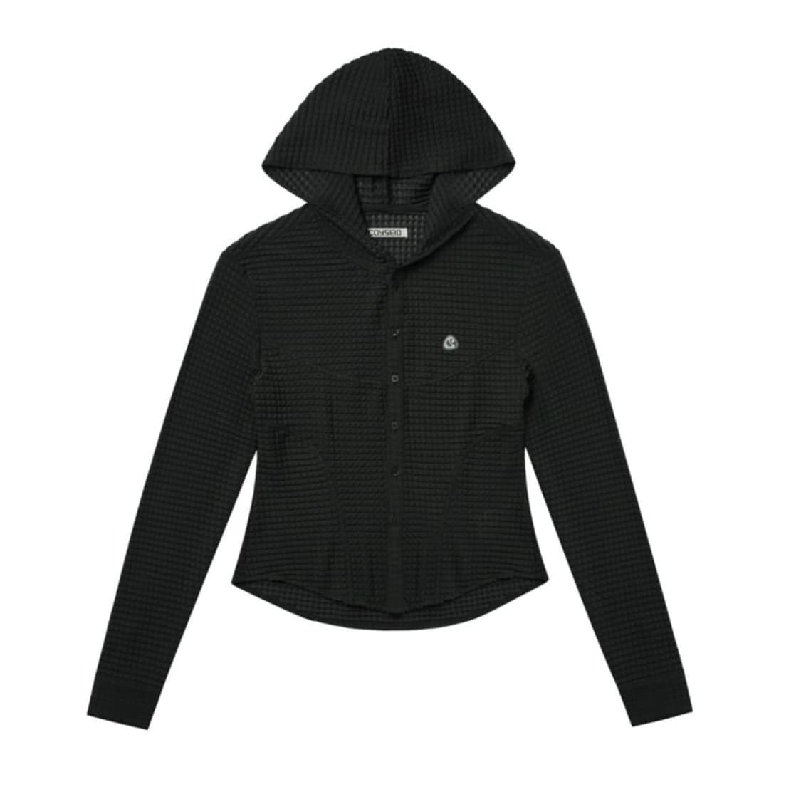 코이세이오 라운드 후디 차콜 상품이미지1