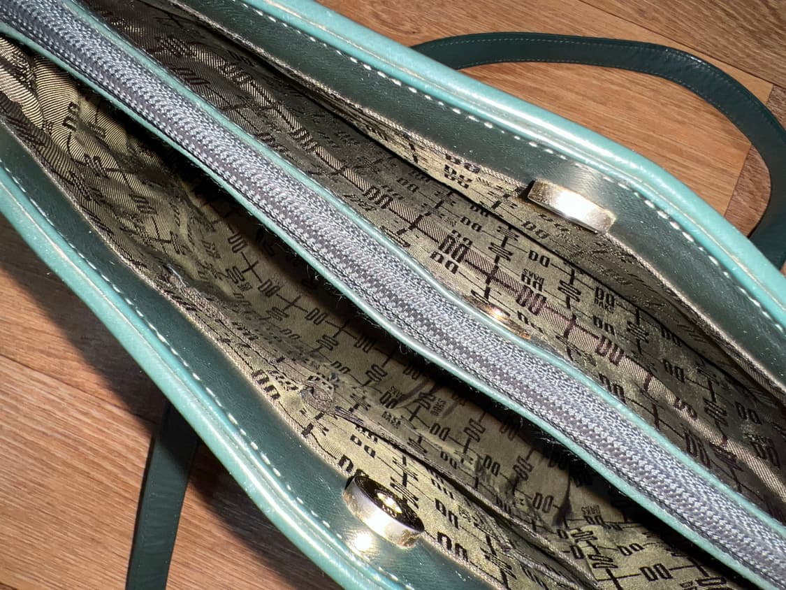 닥스 그린 체크 숄더백 상품이미지6