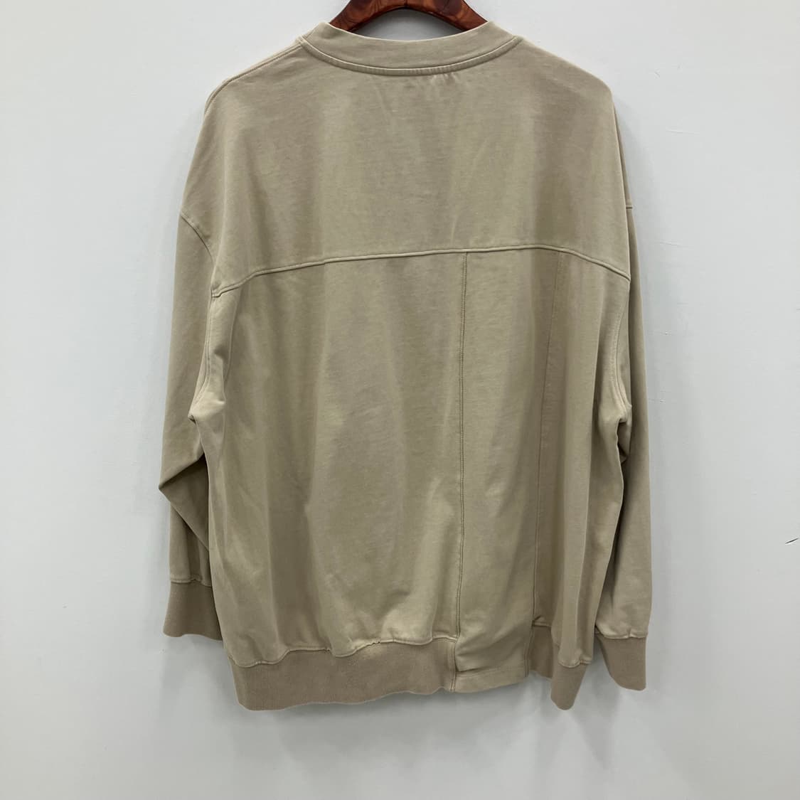 시스템 베이지 스웨트 셔츠 90 상품이미지2