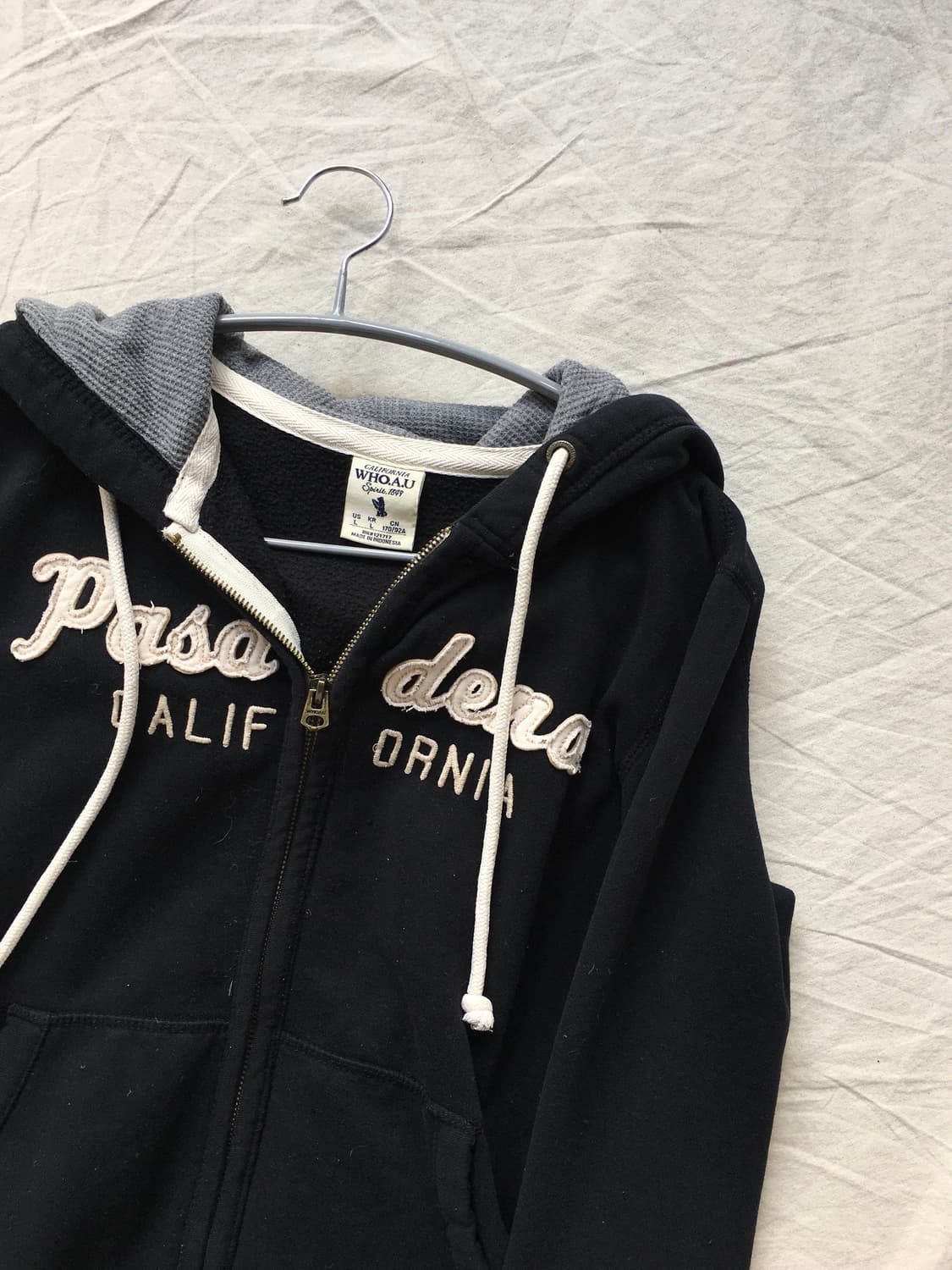 후아유 로고 후드집업 상품이미지4