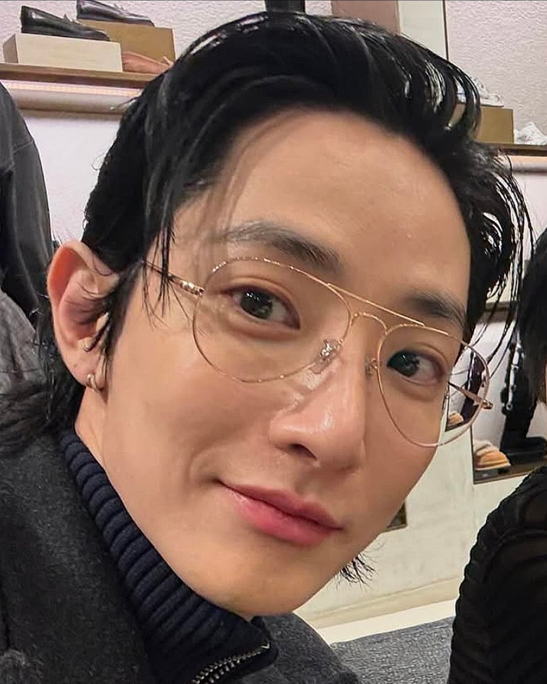 [56mm] 톰포드 FT5800 건메탈 이수혁 안경 상품이미지1