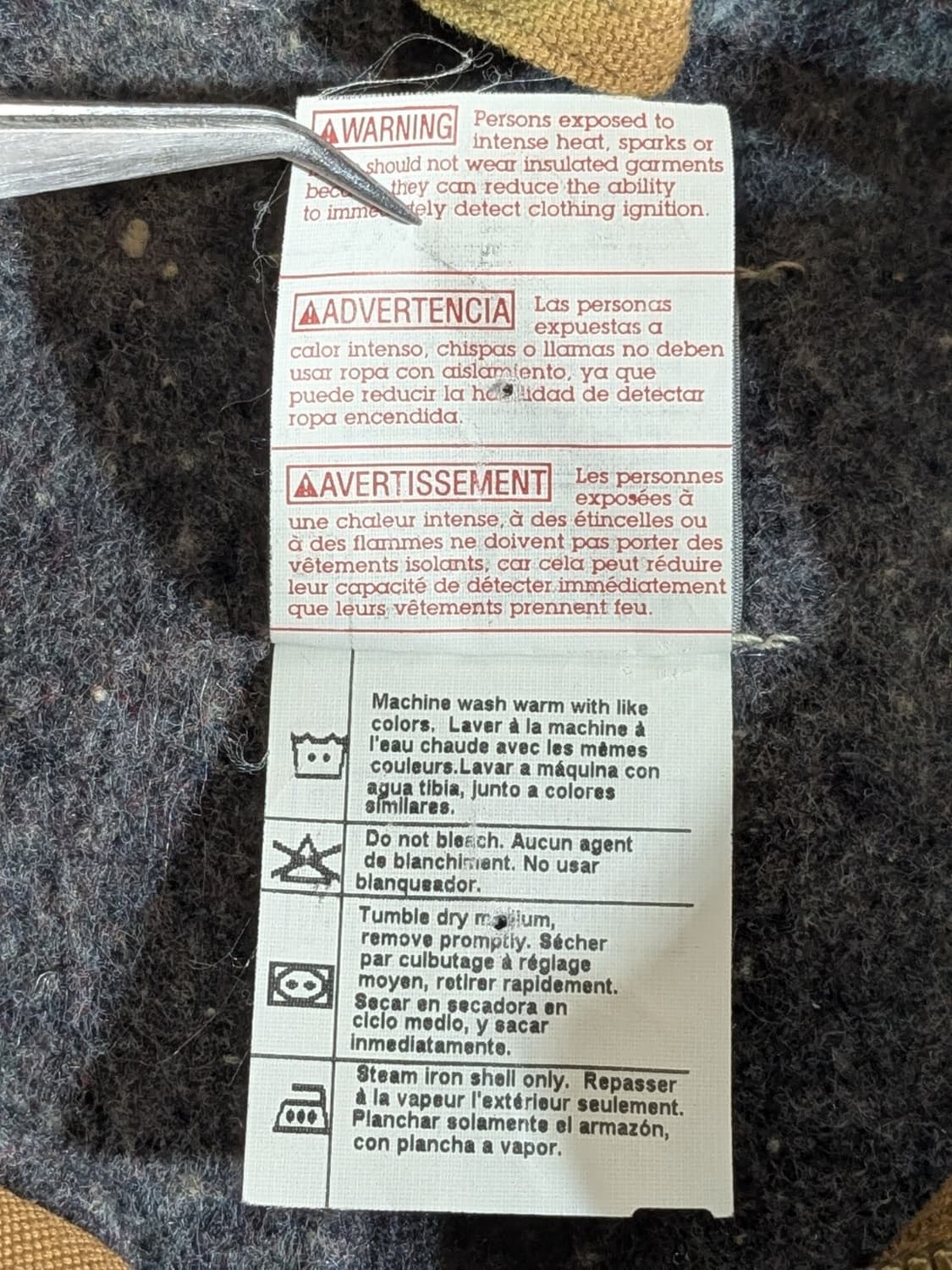 칼하트 J01 디트로이트 커스텀 자켓 브라운 상품이미지9