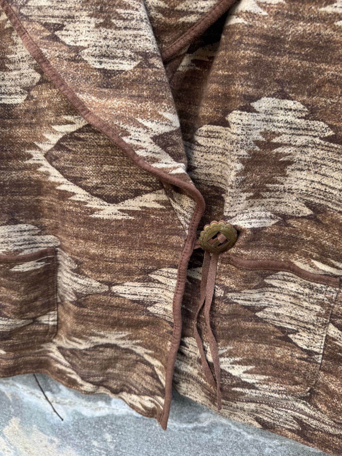 폴로 로렌 진스 랄프로렌 빈티지 나바호 네이티브 패턴 자켓 우먼 L 상품이미지5