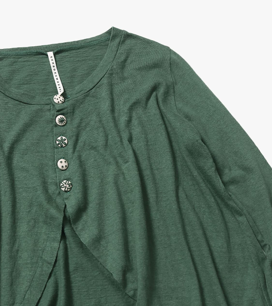 SUNAO KUWAHARA - WORK BUTTON JERSEY 상품이미지7