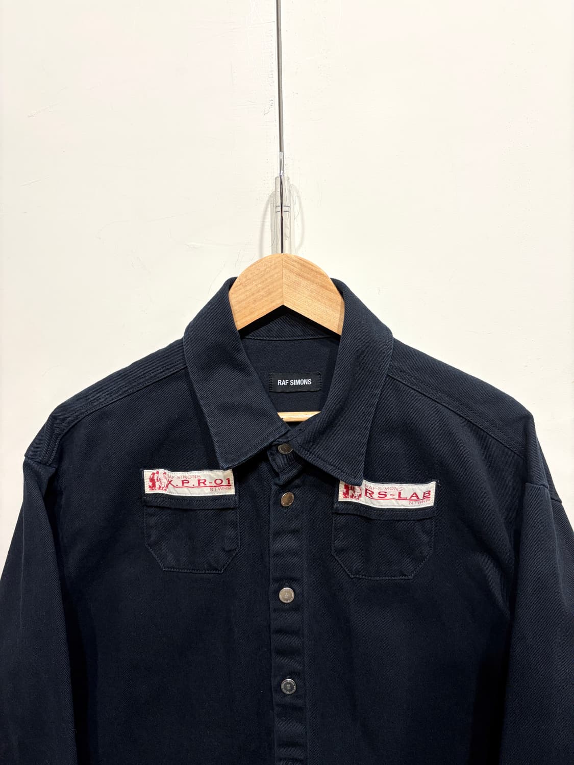 20SS 라프시몬스 Rs-Lab 데님 셔츠 자켓 상품이미지2