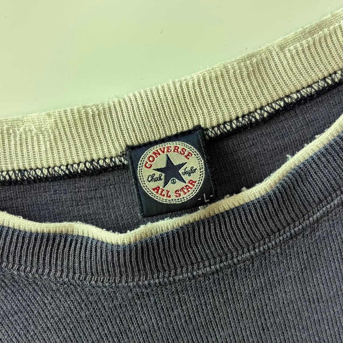 컨버스 올스타 빈티지 네이비 롱슬리브 상품이미지3