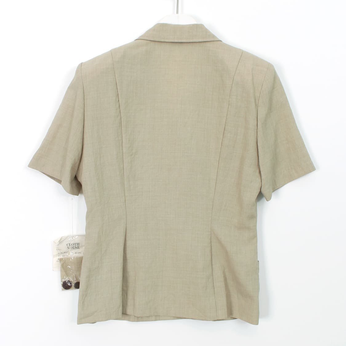 일본 빈티지 써머 울 반팔 자켓 롱 트임 스커트 셋업 상품이미지6