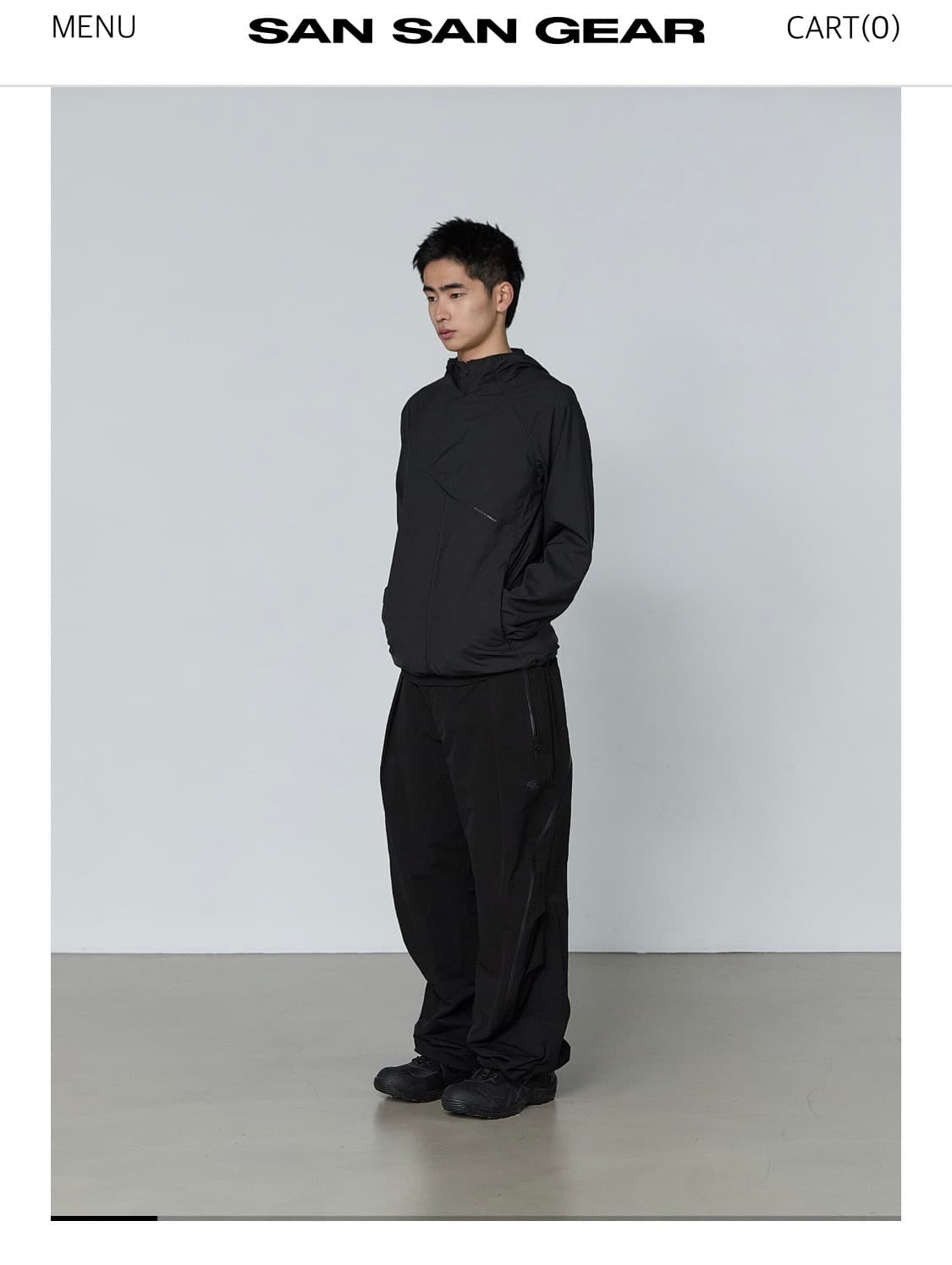 산산기어 시프트 자켓 블랙 (바람막이) 상품이미지4