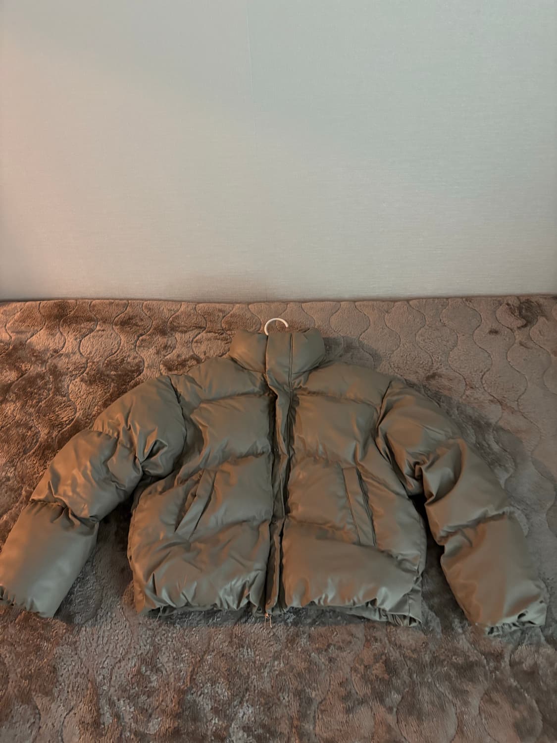 자라 크롭 가죽 패딩 상품이미지2