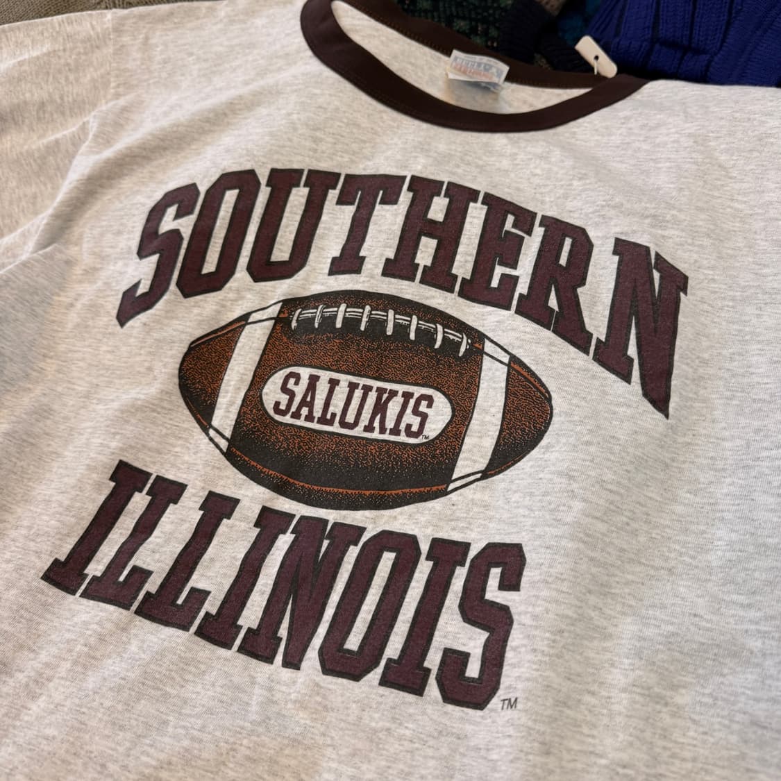 90S USA 미국스포츠 링거티 멜란지 XL 상품이미지2