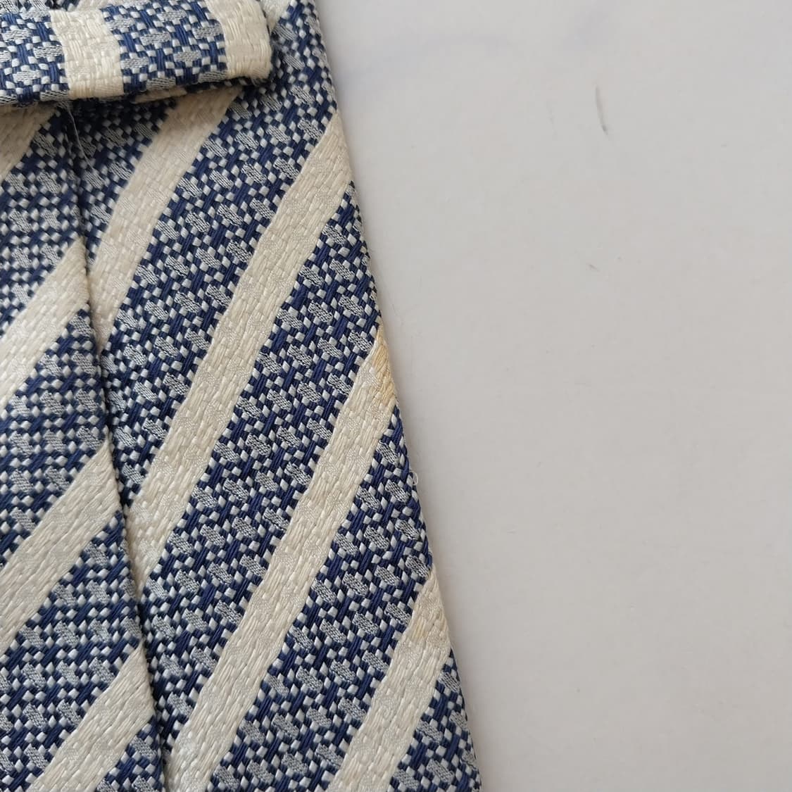 에르메네질도 제냐 실크 네이비 넥타이 8.7cm A+~A등급 K2541 상품이미지9