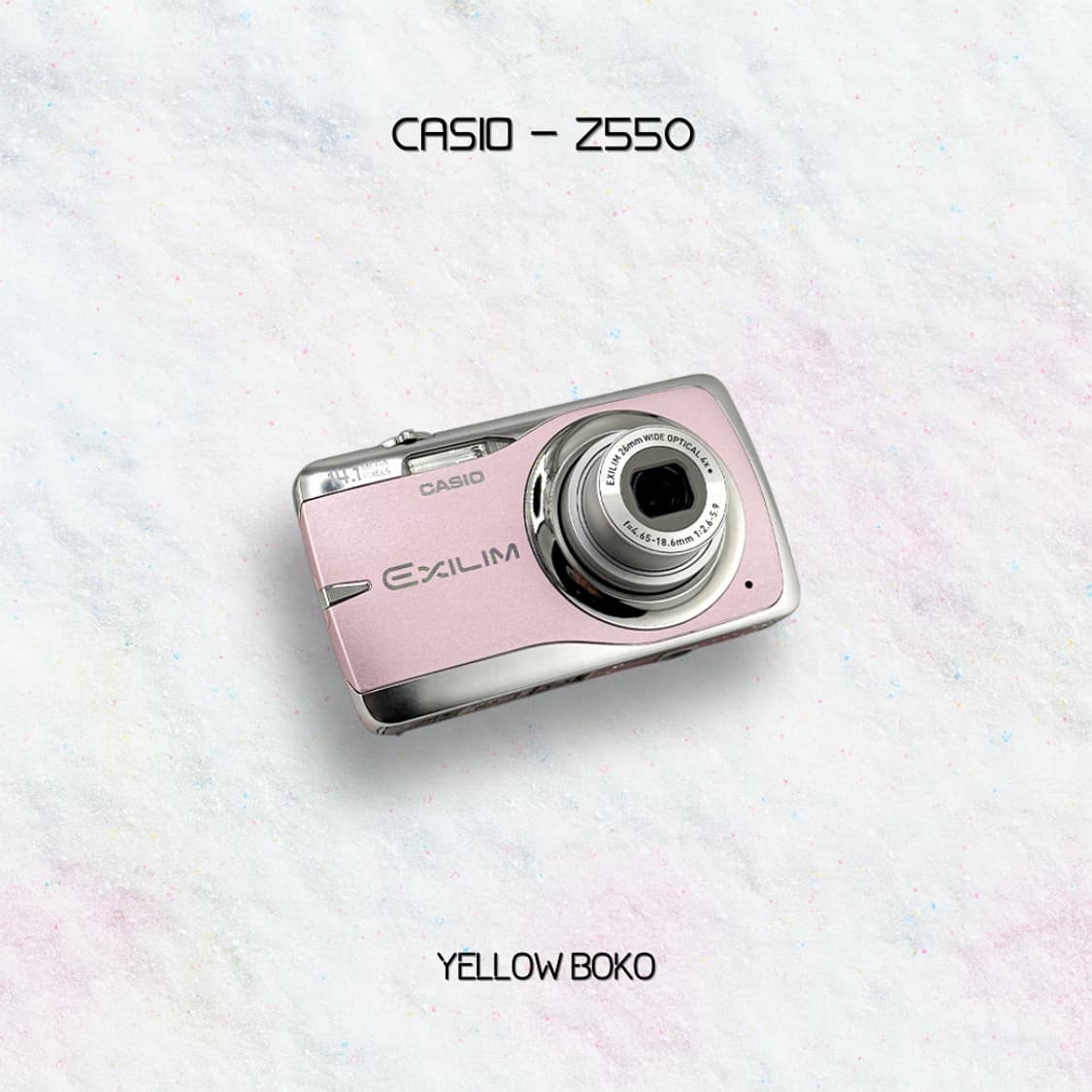 [💖카더가든] CASIO 카시오 엑슬림 Z550 레트로 디지털 카메라 상품이미지1