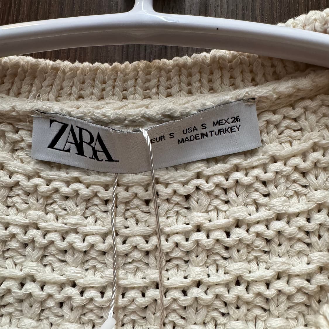 자라 크로쉐 니트 가디건  상품이미지2