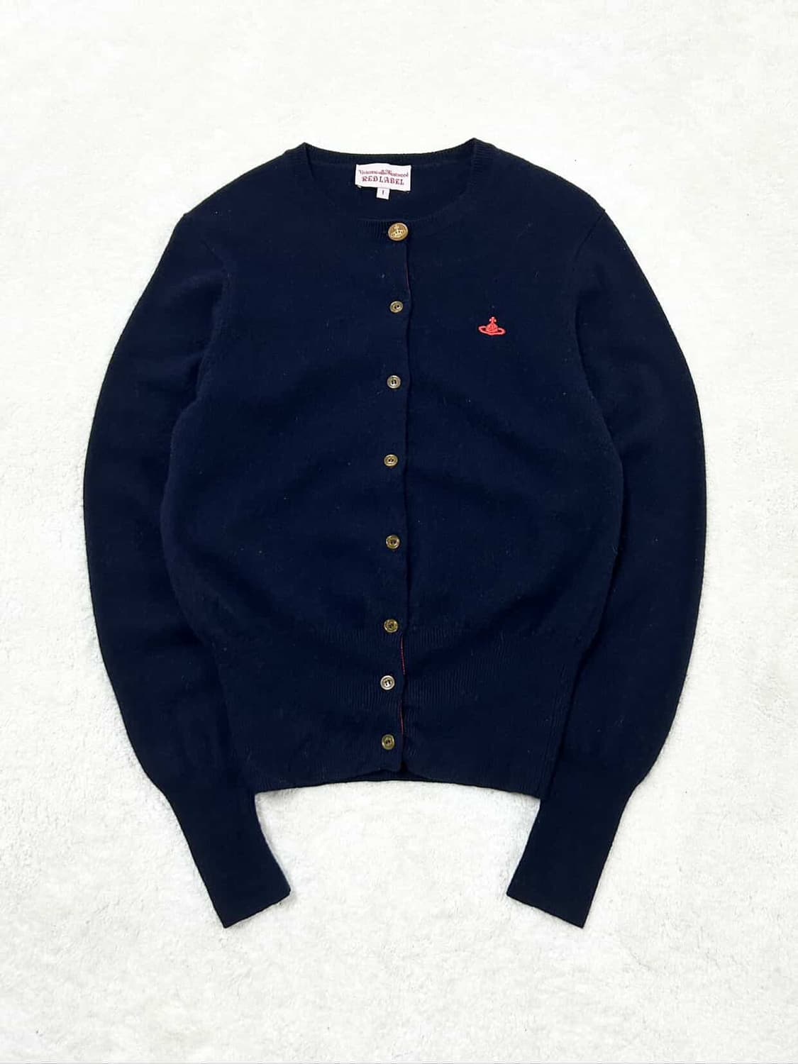 비비안웨스트우드 래드라벨 네이비 울 가디건 상품이미지6