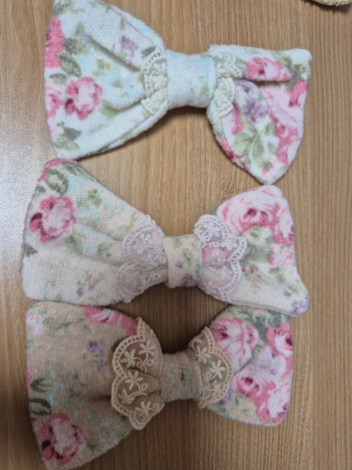 리즈리사 베이지 리본 브로치 상품이미지4