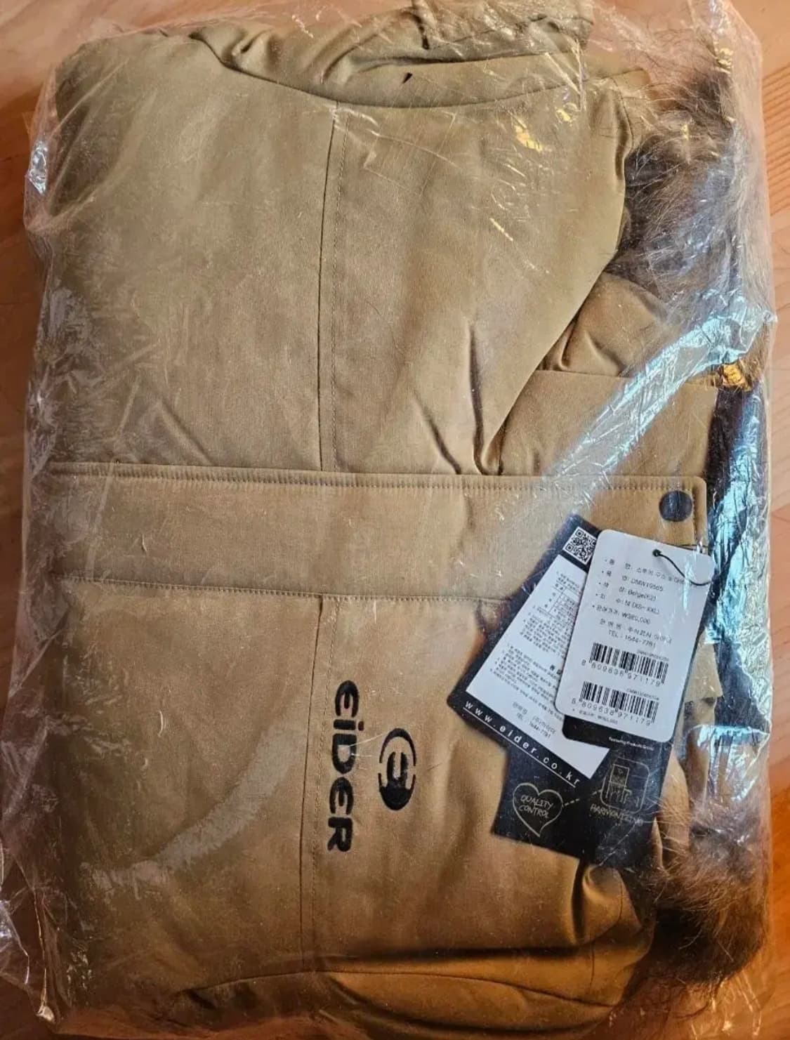 (새제품)아이더 패딩 스투키 구스다운 베이지 공용 (S ,XS) 상품이미지7