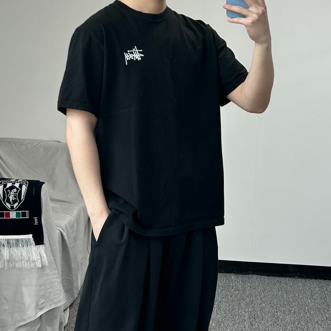 스투시 베이직 스탁로고 반팔티셔츠 상품이미지3