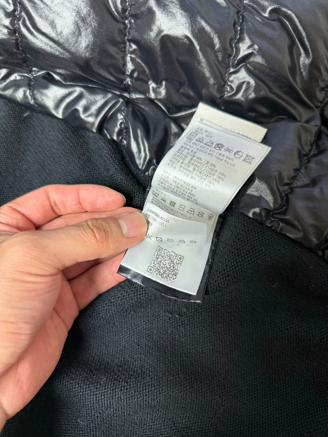 몽클레어 패딩 가디건 L 상품이미지7