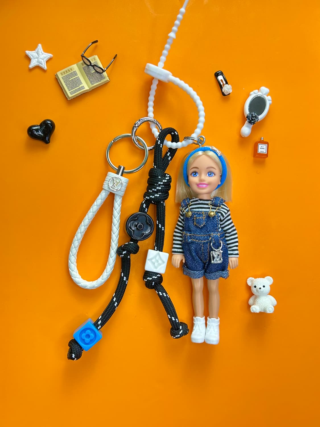 (특가)_(1)바비키링 정품USA 마텔사 바비인형 커스텀키링 상품이미지1