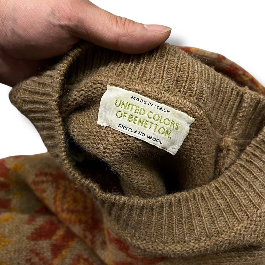  베네통 패턴 니트 y13853 상품이미지6