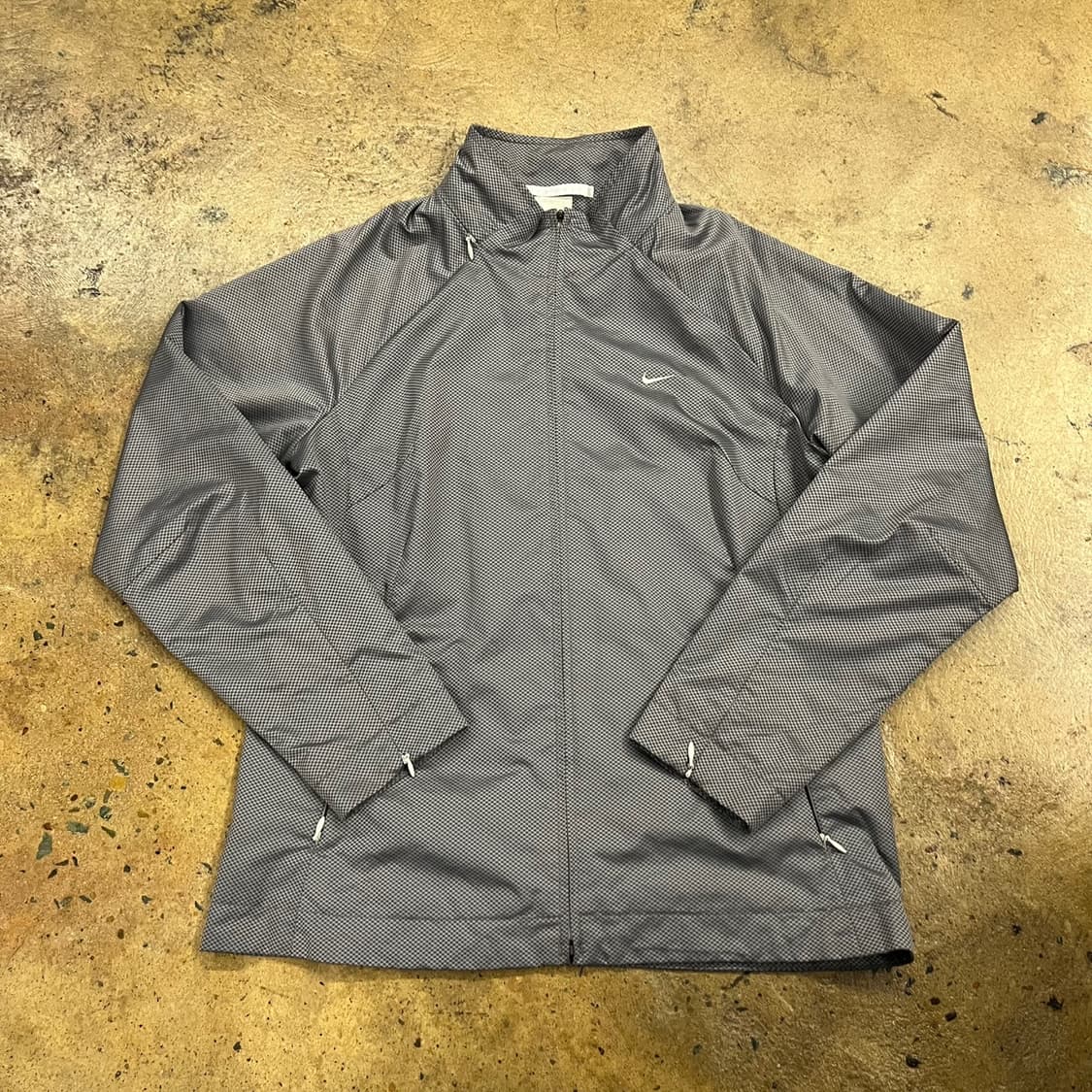 [정품/M] 나이키 바람막이 자켓 그레이 스트라이프 b14 상품이미지2