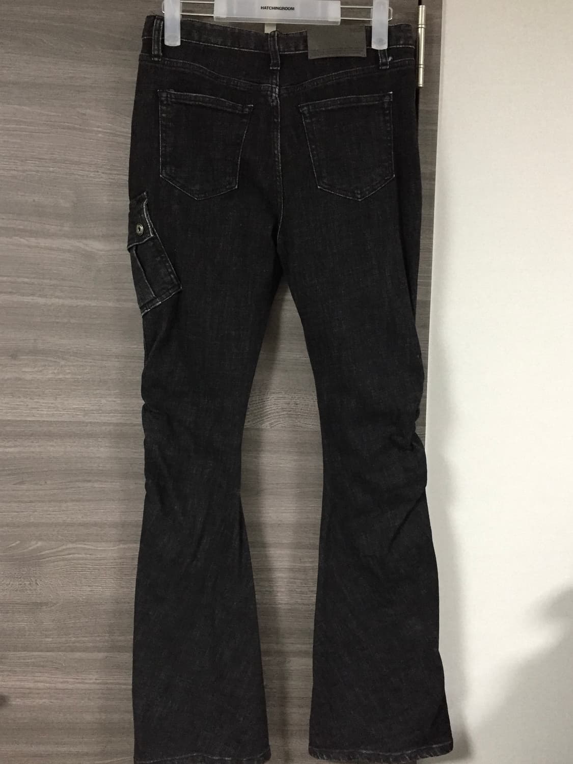 [L] 보헤미안서울 스노우 워시드 셔링 부츠컷 팬츠 상품이미지3