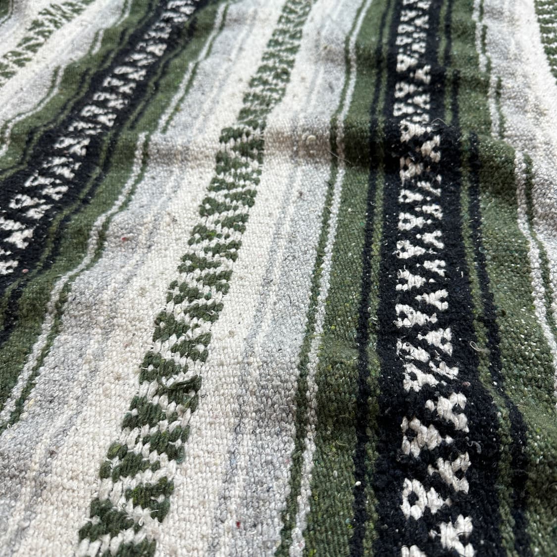70s TLAXCALA Mexican Blanket Rug 상품이미지4