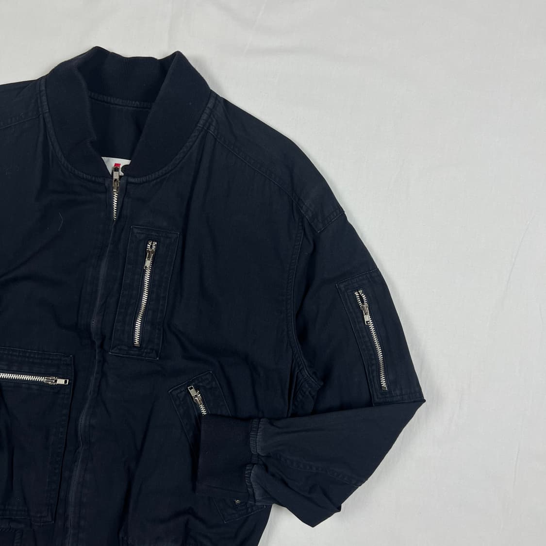 80‘s i.s 이세이스포츠 issey sport 봄버 블루종자켓 상품이미지4