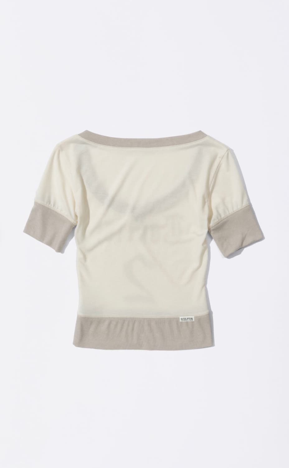 Sculptor heart neck tee S 품절 상품 상품이미지3