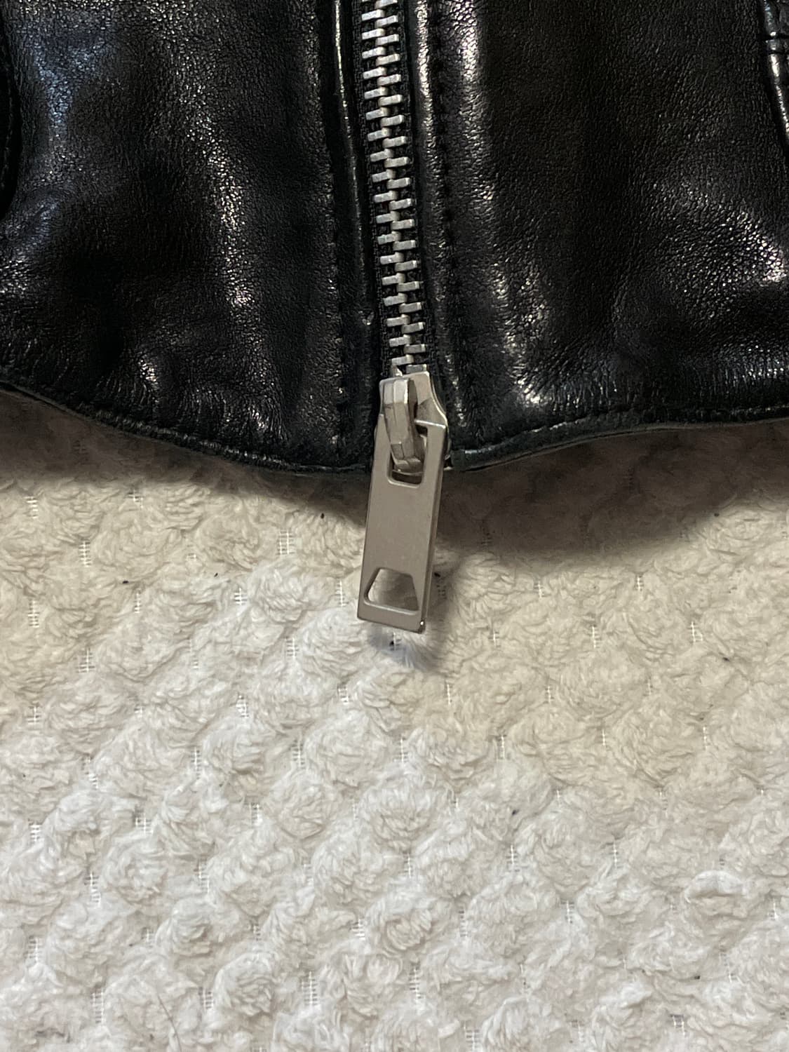 광희시장 웨스턴 무드 2WAY 램스킨 양가죽 바이커 레더 자켓 상품이미지6