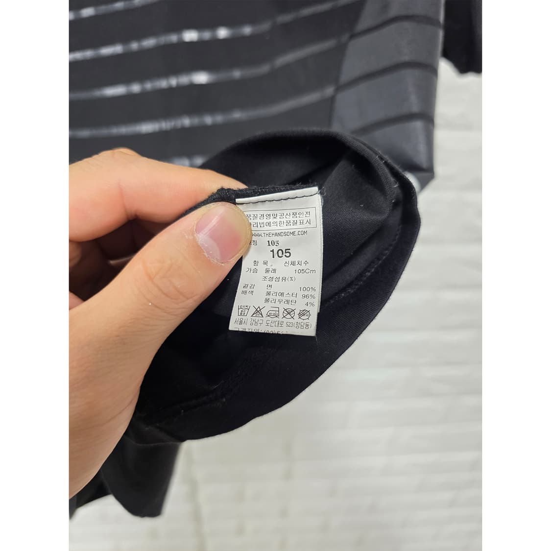 L 한섬 시스템 반팔 티셔츠  상품이미지3