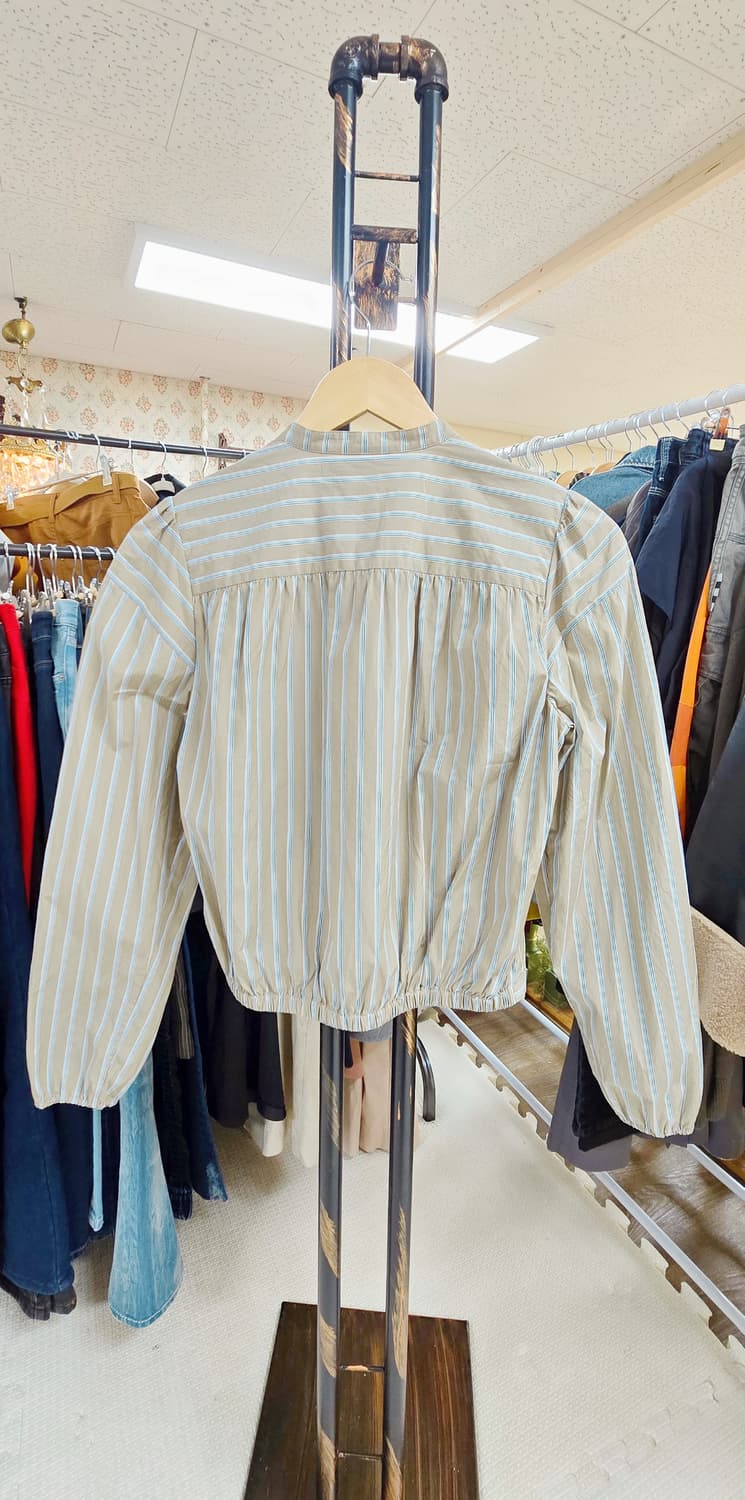 가단54/ Theory 띠어리 스트라이프 블라우스 (정품) 상품이미지3