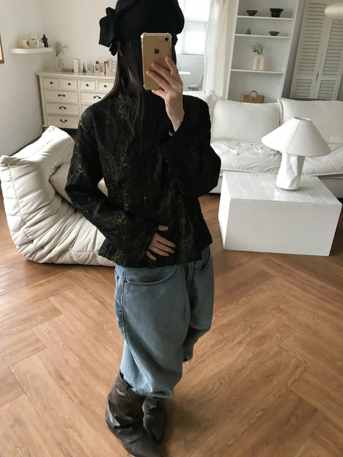 vintage pattern jacket 상품이미지2