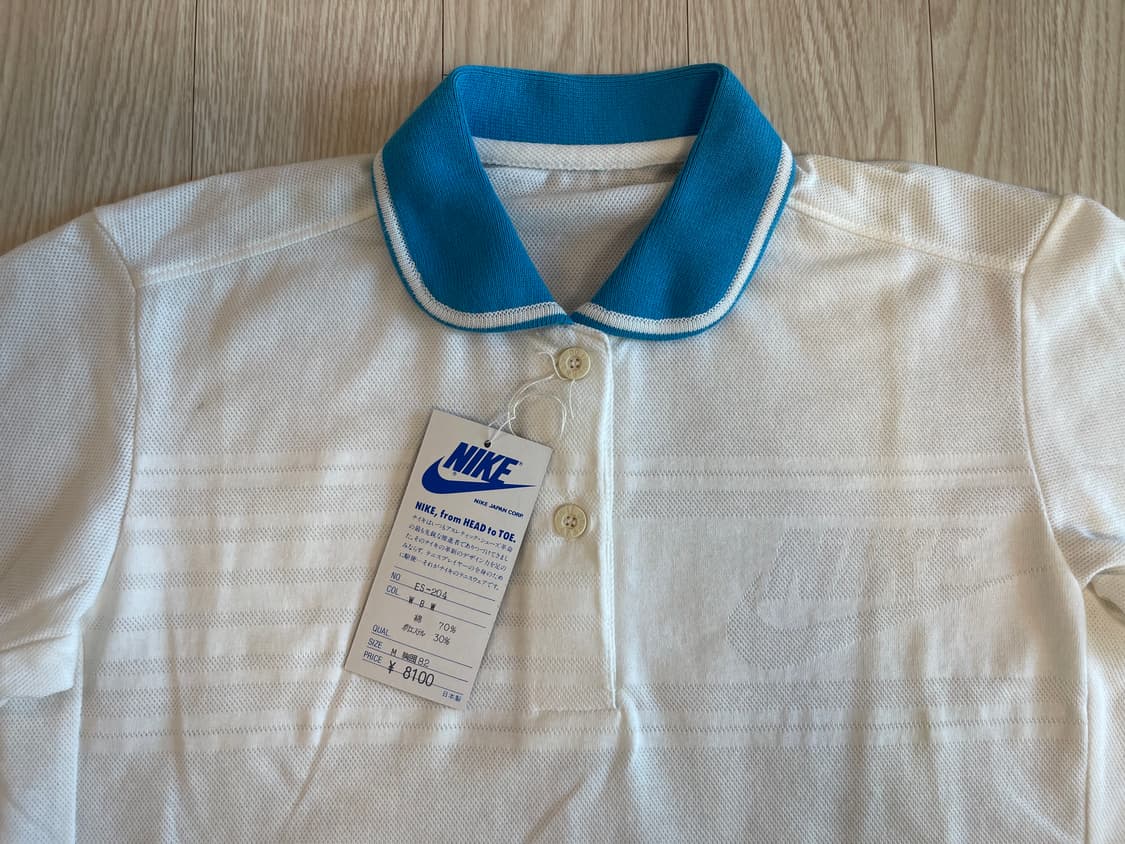 나이키 80s 올드 폴로 피케 우먼스 티셔츠 NIKE OLD 1984 9 상품이미지2
