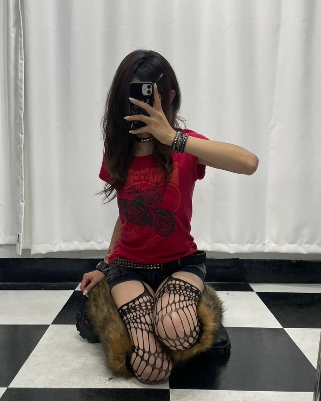 🎸레드 프린팅 티셔츠🎸 상품이미지1