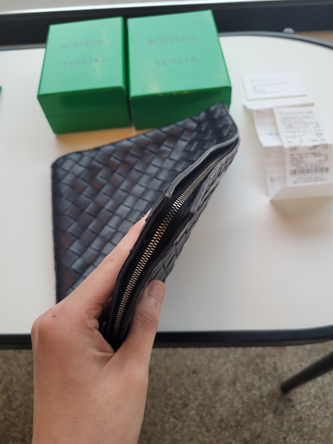 보테가베네타 투톤 클러치 백 상품이미지6