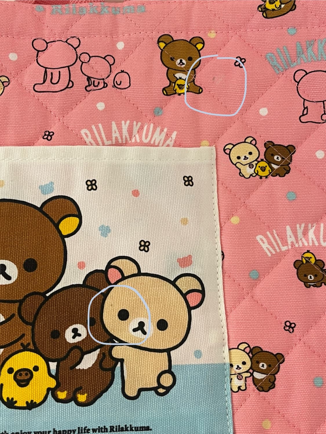 2018 리락쿠마 누빔백 🎶 상품이미지2