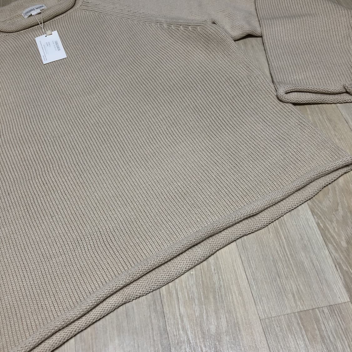 (L) 새상품 토마스모어 THOMAS MORE 메리노울 롤넥 롤링 폴라  상품이미지4